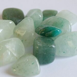 Aventurine green gemstones