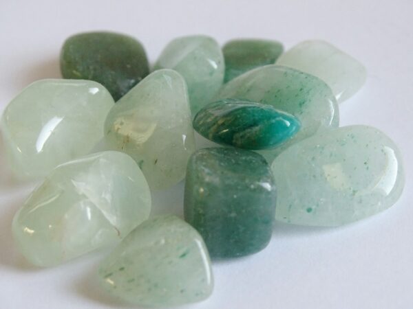 Aventurine green gemstones